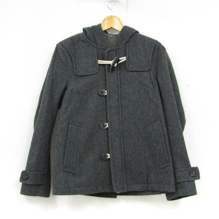 TAKEO KIKUCHI ダッフルコート L 毛100％ グレー 【公式通販】