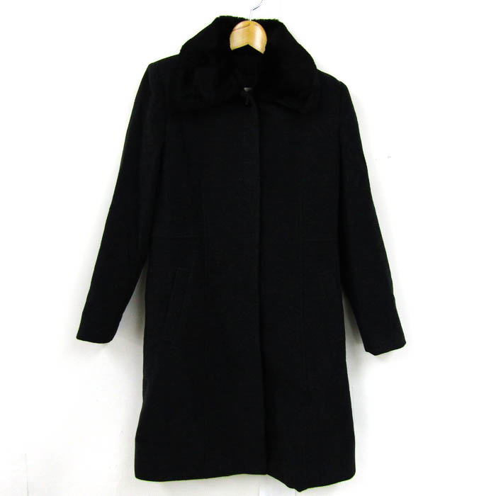 クリスチャンディオール】マドモアゼルロングコートカシミヤ混 赤M