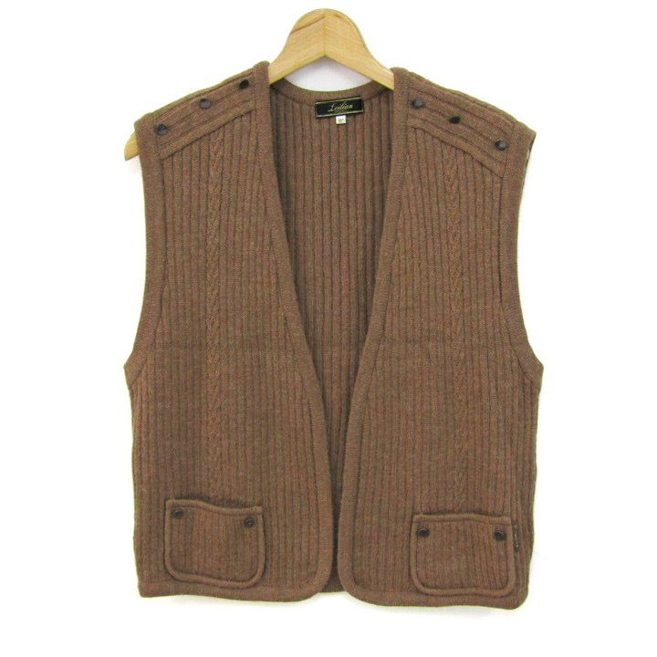 Leilian レリアン ウール100% シャツジャケット 9 M 金ボタン Leilian レリアン ウール100% シャツジャケット 9 M 金ボタン