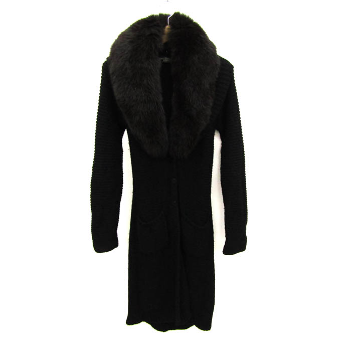 zucca ブラックファー付きロングコート1990年代 zucca ブラックファー付きロングコート1990年代 ZUCCaのフリマ