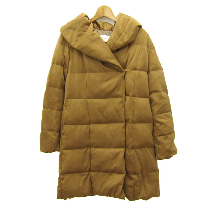 SHIPS シップス モッズダウンジャケットコートブラウン38 ships ダウン