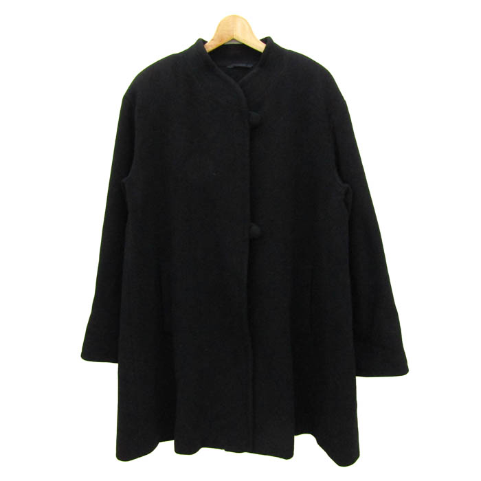 希少 90's アクアスキュータム【L】ウール ヘリンボーン ダッフル