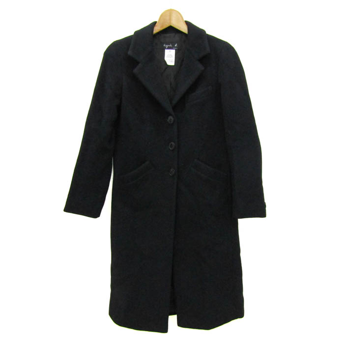 90s agnes b. アニエスベー　モッズコート　ブラック　黒　ミリタリー 90s agnes b. homme / JACKET (used) | Mush online