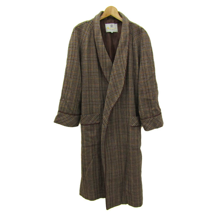 アクアスキュータム ロングコート ガウンコート アウター カシミヤ混