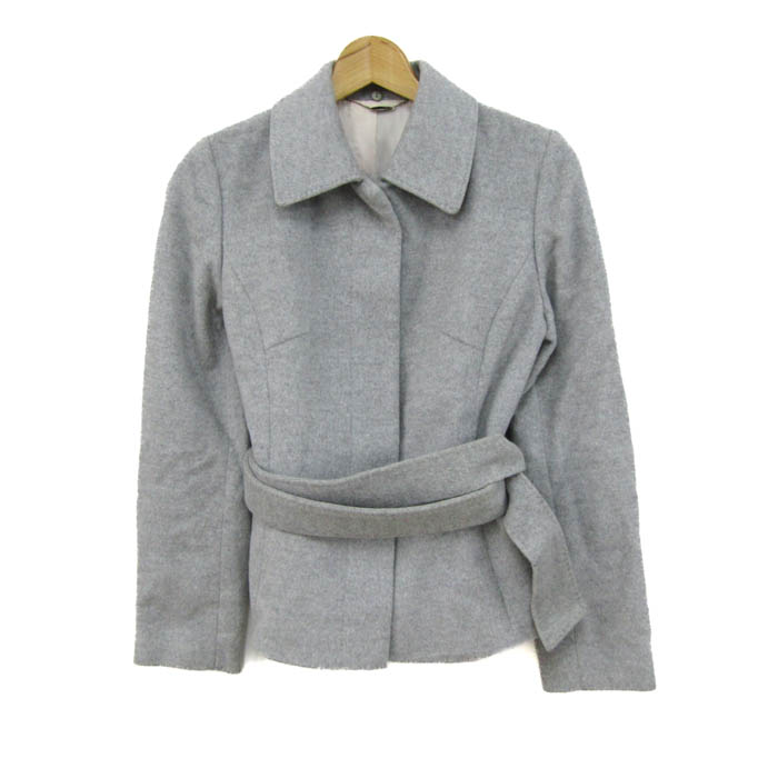 美品 ef-de エフデ ショートコート FOX ファー ベージュ XL 13号 美品 ef-de エフデ ショートコート FOX ファー ベージュ XL 13号