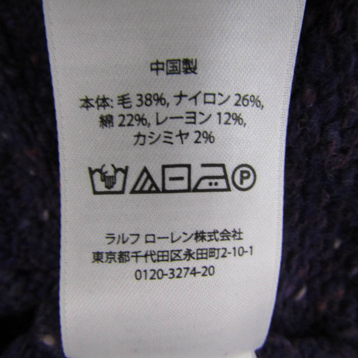 ポロラルフローレン セーター トップス 長袖 メランジニット カシミヤ  