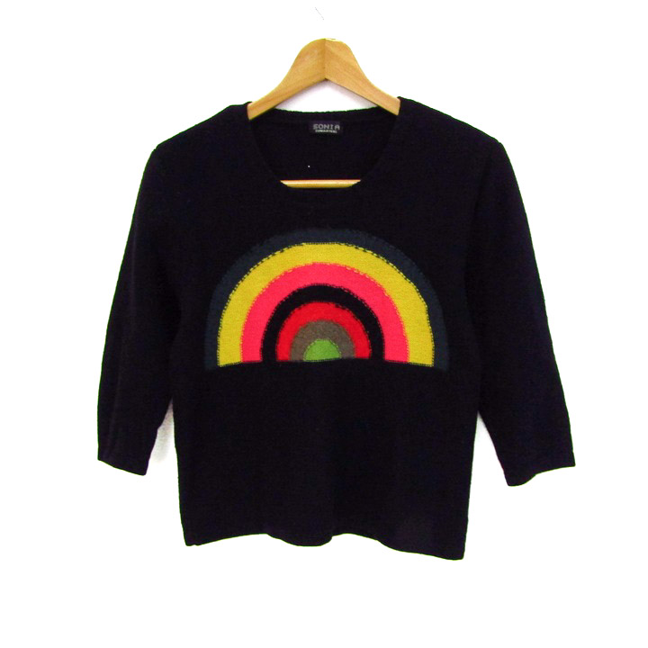 お値下げ　SONIA by SONIA RYKIEL ワンピース 週末お値下げSONIA RYKIEL ソニアリキエル ブラック×ホワイト SONIA