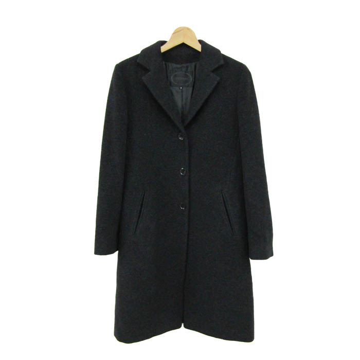 アンタイトル チェスターコート ロングコート アウター アンゴラ混 日本製 レディース 9サイズ ブラック UNTITLED 【中古】｜UNTITLED｜店舗買取｜ジャケット/アウター＞その他アウター｜USEDのアパレル通販サイト  - SMASELL（スマセル） 2点 シビラ アンゴラ混 ロング ... 【UNTITLED】 ブラックロングコート　サイズ2 日本製