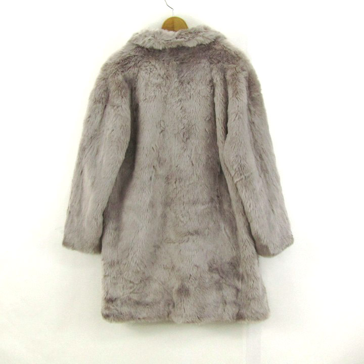 JILL by JILLSTUART グレー ファーコート ジルスチュアート ファーコート フェイクファー アウター レディース S