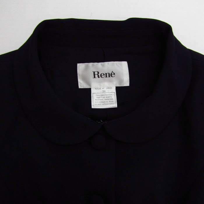 ルネ ジャケット アウター ウール ストレッチ レディース 34サイズ  