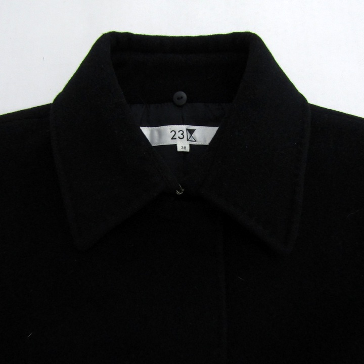 ニジュウサンク ジャケット ショートコート アウター アンゴラ混  