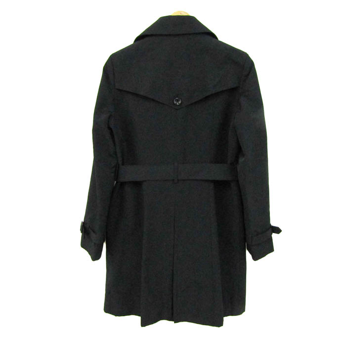 限定品 アウトレット価格 ANAYI ロングコート アンゴラ混 ブラック 黒 