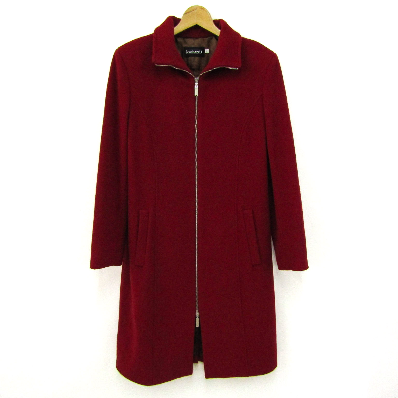 cacharel)半袖ブラウス ブルー 36 サボテン柄ブラウスが新入荷‼️ 裾の 
