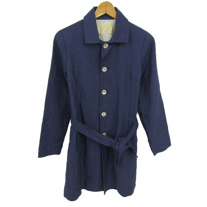 パラスパレス ショートコート アウター ベルト付き コットン リネン