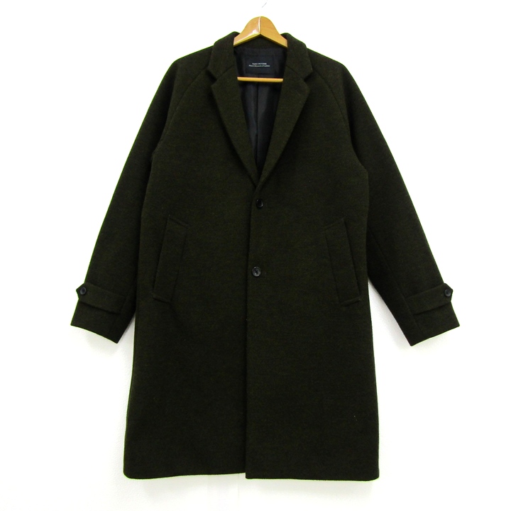 〈新品〉SPEZZATO MACKENZIE【L】ダウンライナー付 コート 黒 スペザートマッケンジー ステンカラーコート アウター ライナー付き