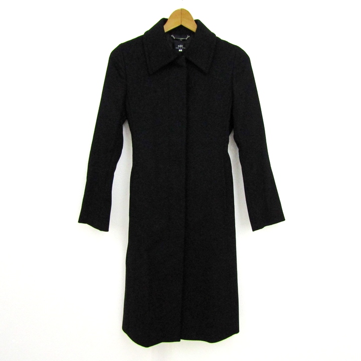 レディース INED カシミア100%コート 黒