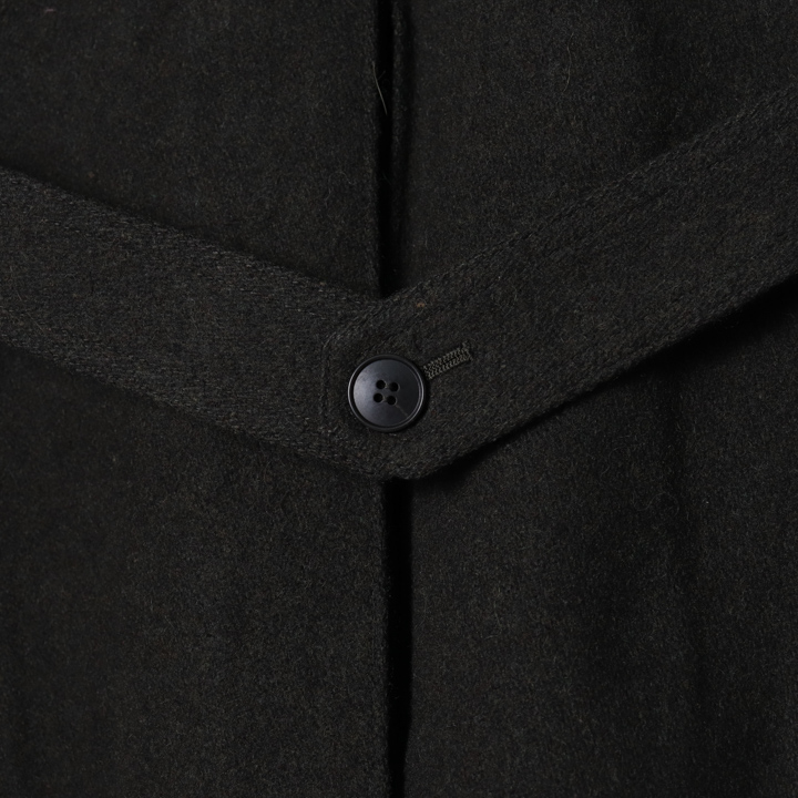トゥモローランド コート フード付き 無地 ジャケット アウター 日本製 ウール混 Mサイズ相当 レディース ﾌﾘｰサイズ グレー TOMORROWLAND