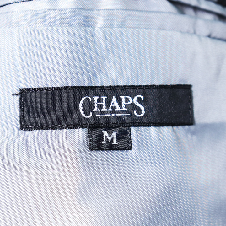チャップス キルティングジャケット 中綿 無地 コート アウター メンズ Mサイズ グレー CHAPS 【中古】