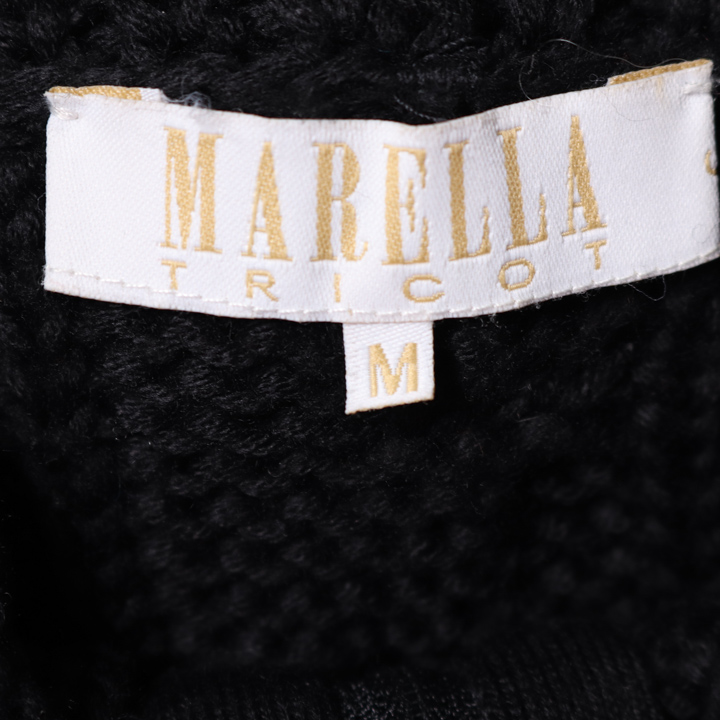 MARELLA マレーラ ☆ 羊毛ブルー系 Vネック長袖セーター M 新品未使用