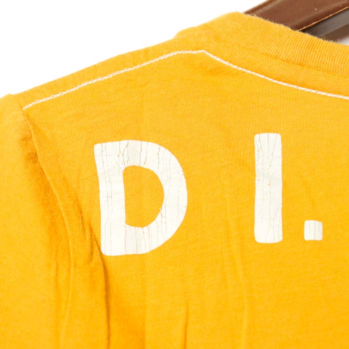 マリークワント 60s ロゴ デイジー Tシャツ イエロー 黄色 Ｌサイズ 新品