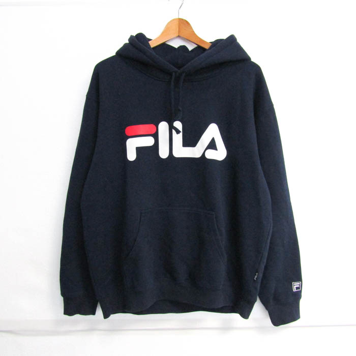 フィラ パーカー トップス プルオーバー スウェット 裏起毛 ロゴ