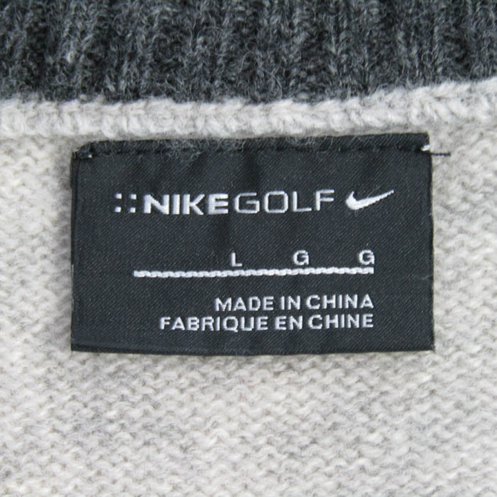 ナイキゴルフ ニット セーター 長袖 ウール100% ゴルフウエア トップス
