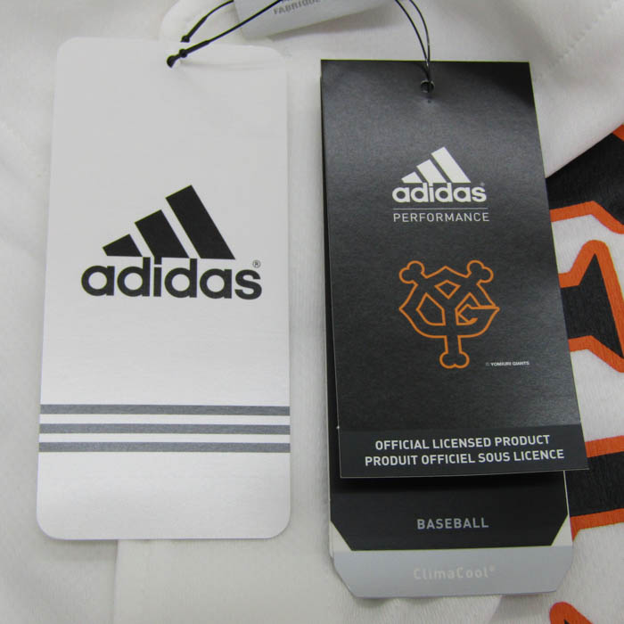 読売ジャイアンツ　アディダス　ハイグレード　ユニフォーム　Oサイズ★adidas adidas アディダス 読売ジャイアンツ 王貞治 OH ユニフォーム SIZE O