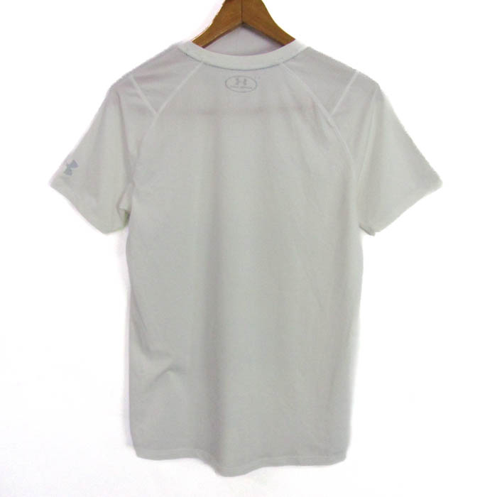 49188　アンダーアーマー　Tシャツ　白　MD アンダーアーマー 半袖Tシャツ ストレッチ スポーツウエア