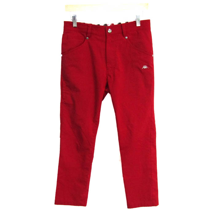 サイズ：0 PEARLY GATES パーリーゲイツ ロングパンツ レッド系