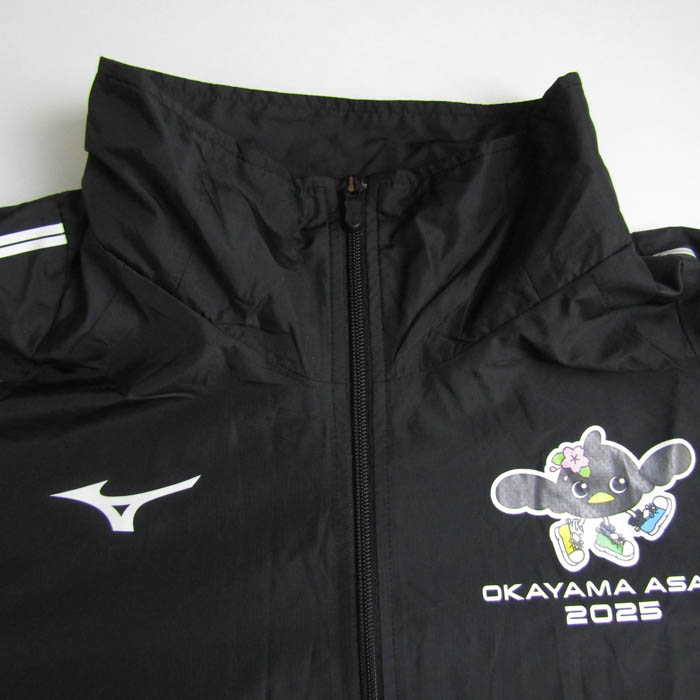 Mizuno ミズノウインドブレーカー（黒×白） ウィンドブレーカー