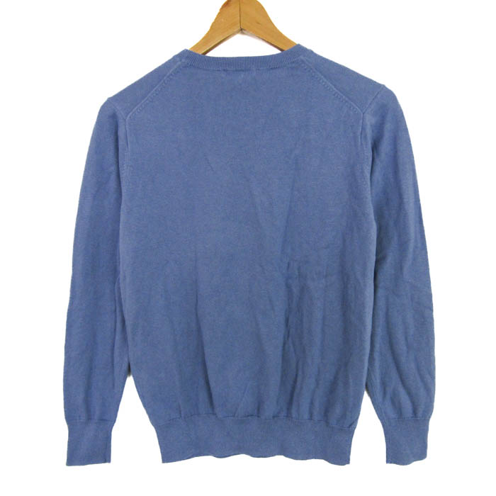未使用品級 LORENZONI ウール100% セーター M ニット紺 伊 50の通販 by