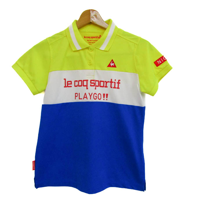 lecoqsportif 半袖ポロシャツLサイズ coq le sportif 半袖 ゴルフ