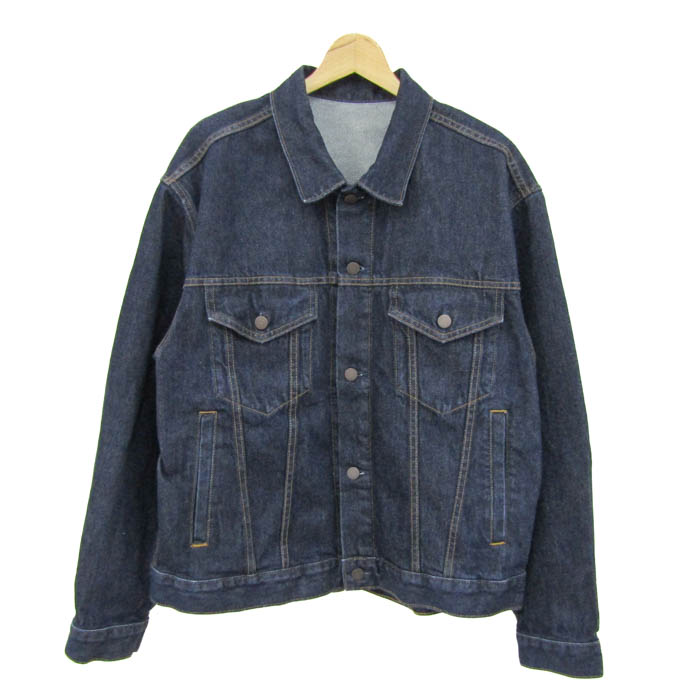 GU ジーユー デニムフーディブルゾン BLUE ブルー Lサイズ 新品タグ