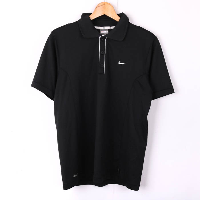 NIKE GOLF ナイキゴルフ DRI-FIT ポロシャツ 黒 L - ポロシャツ