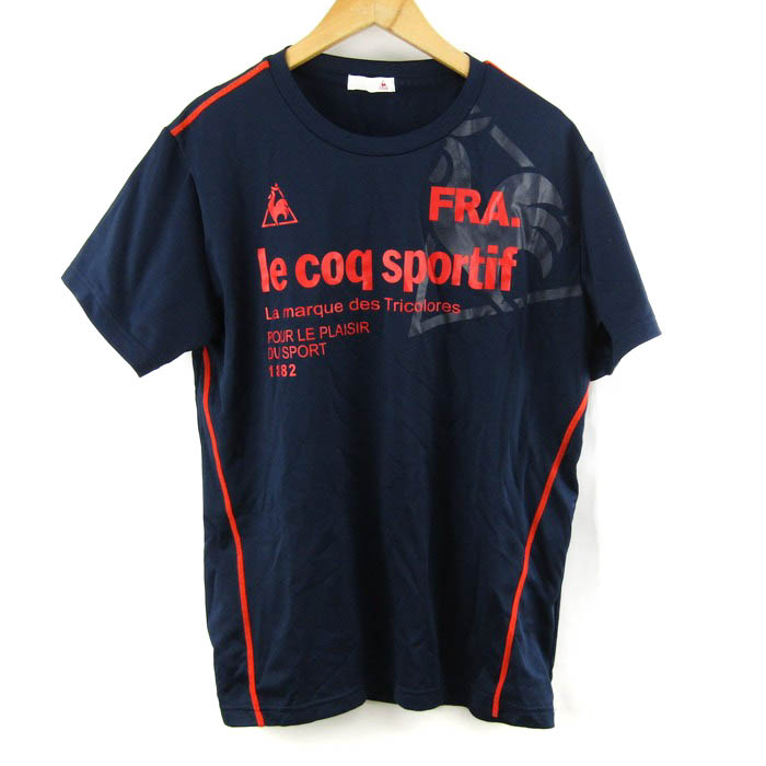 ルコックスポルティフ 半袖Tシャツ ロゴT スポーツウエア メンズ L