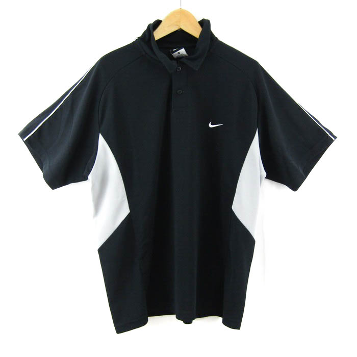 ナイキ ポロシャツ 半袖 大きいサイズ スポーツウエア トップス 黒