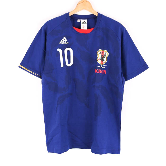 アディダス 半袖Tシャツ サッカー 日本代表 ユニフォーム メンズ L