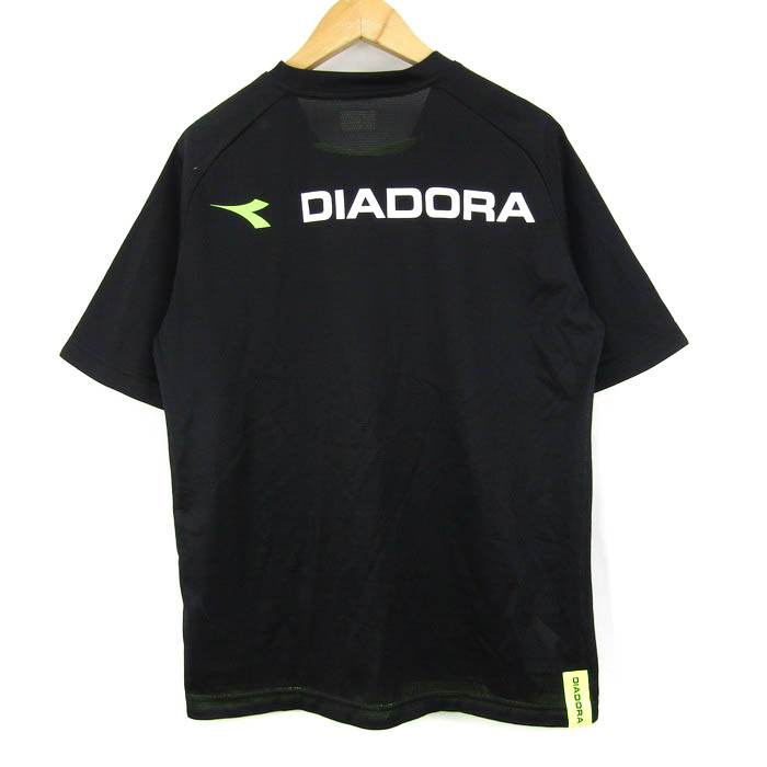 ディアドラ 半袖Tシャツ ロゴT バックロゴ スポーツウエア メンズ Mサイズ ブラック×イエロー Diadora 【中古】｜Diadora ｜店舗買取｜トップス＞Tシャツ/カットソー｜USEDのアパレル通販サイト - SMASELL（スマセル）