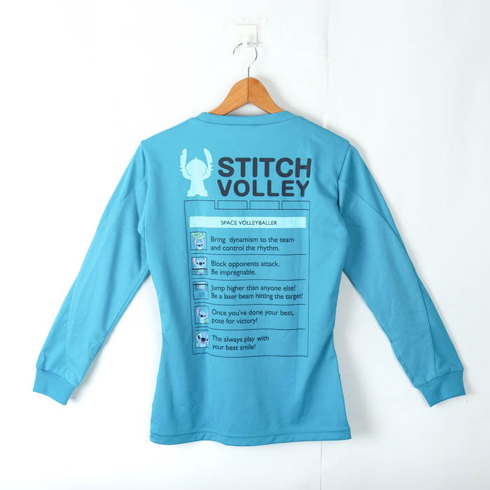 ミズノ 長袖Tシャツ グラフィックT バレーボール スティッチ