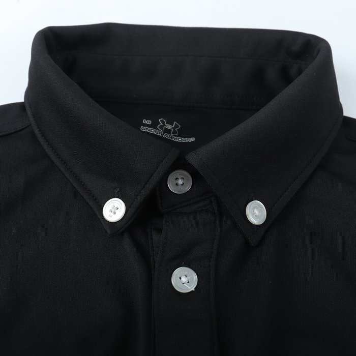 Under Armour ブラック ストレッチポロシャツ LG Under Armour ブラック ストレッチポロシャツ LG