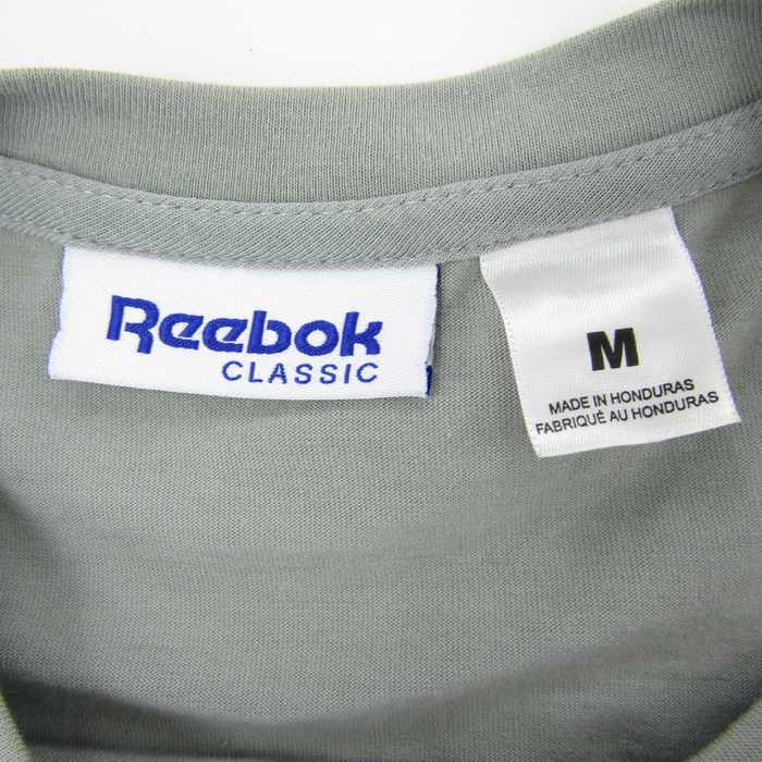 リーボック 半袖Tシャツ トップス CLASSIC スポーツウエア サッカー メンズ Mサイズ グレー Reebok 【中古】｜Reebok ｜店舗買取｜トップス＞Tシャツ/カットソー｜USEDのアパレル通販サイト - SMASELL（スマセル）