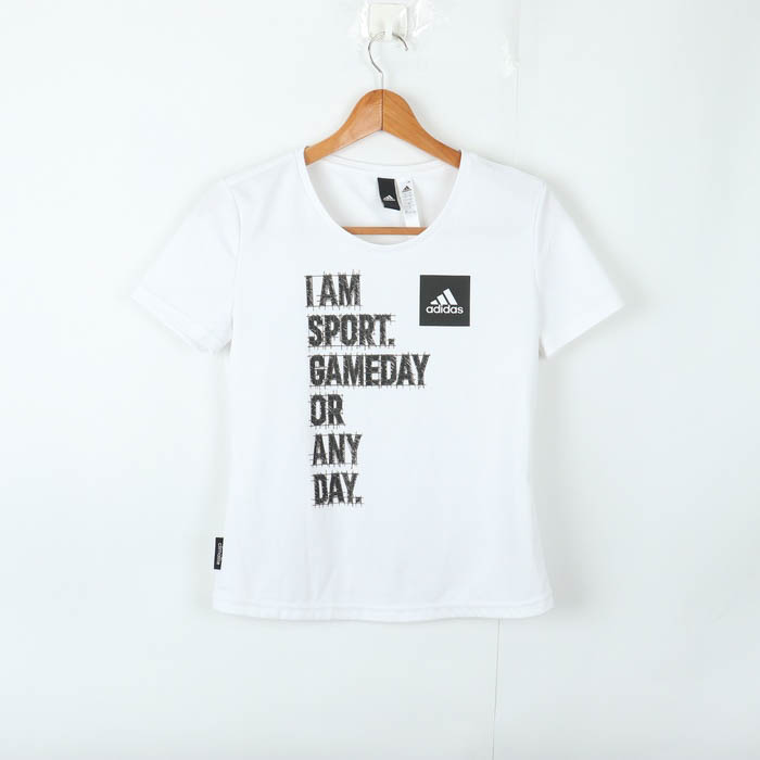 アディダス 半袖Tシャツ グラフィックT スポーツウエア レディース M 