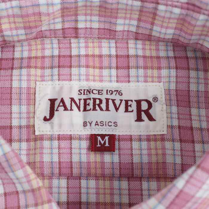 ジェーンリバー 長袖シャツ トップス アウトドアウエア アシックス 日本製 レディース Mサイズ ピンク×黄×白 janeriver 【中古】｜ janeriver｜店舗買取｜トップス＞Tシャツ/カットソー｜USEDのアパレル通販サイト - SMASELL（スマセル）