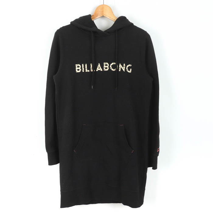 ビラボン ワンピース トップス 長袖パーカー フロントロゴ スウェット レディース Mサイズ ブラック BILLABONG 【中古】｜BILLABONG｜店舗買取｜ワンピース/ドレス＞ワンピース｜USEDのアパレル通販サイト  SMASELL（スマセル）