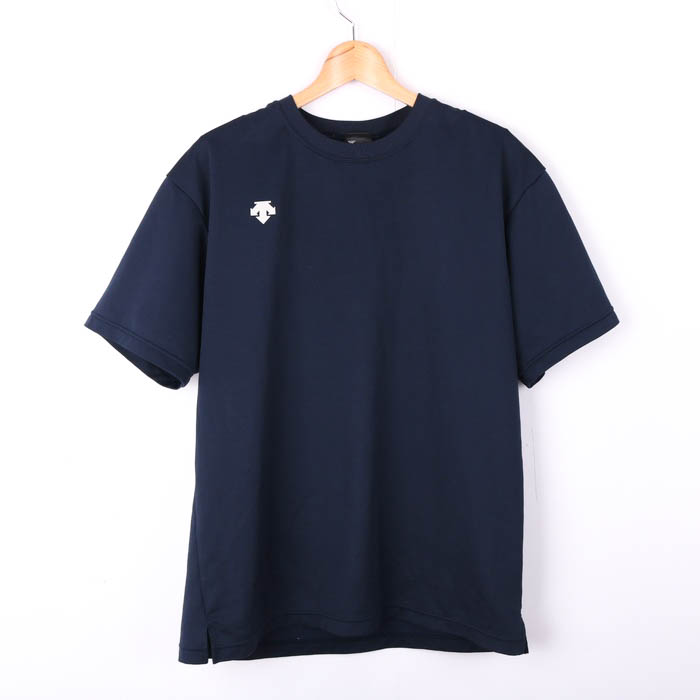 DESCENTE スポーツTシャツ 紺色 中古 - ウェア