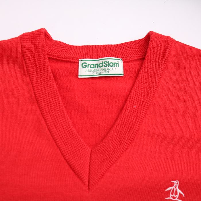 マンシングウェア セーター トップス Vネックニット グランドスラム