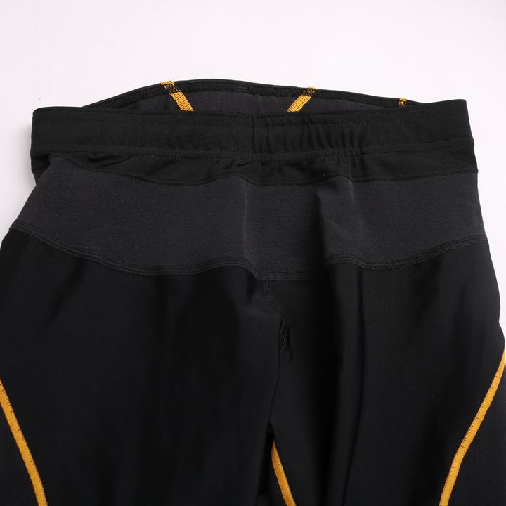 Mizuno メンズ 水着 ロングスパッツ フルレングス 中古品 黒/ピンク Mizuno メンズ 水着 ロングスパッツ フルレングス 中古品 黒/ピンク