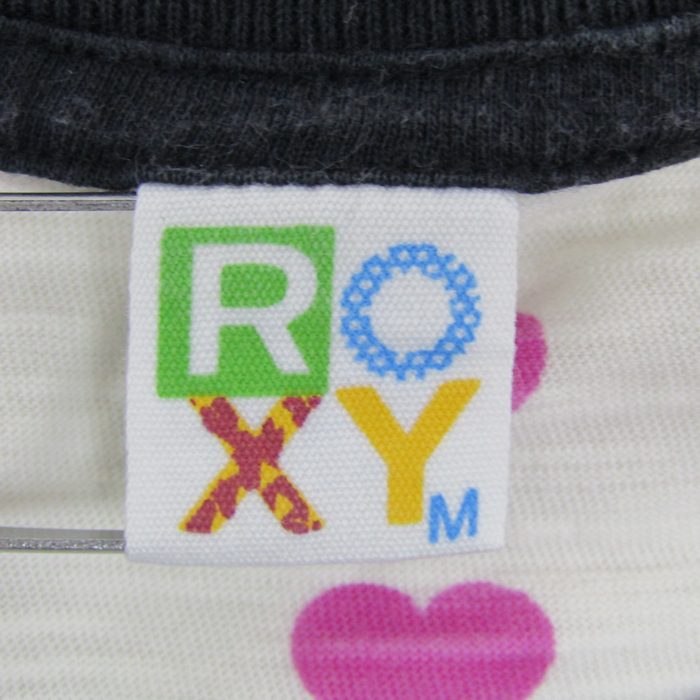 ロキシー 半袖Tシャツ トップス ロゴT ハート柄 スポーツウエア ロキシー 半袖Tシャツ トップス ロゴT ハート柄 スポーツウエア