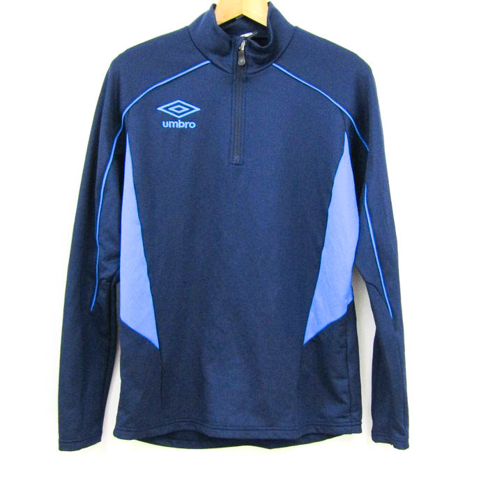 アンブロ 長袖Ｔシャツ トップス ハーフジップ スポーツウエア ストレッチ メンズ Mサイズ ネイビー UMBRO 【中古】｜UMBRO｜店舗買取｜トップス＞Tシャツ/カットソー｜USEDのアパレル通販サイト  - SMASELL（スマセル）