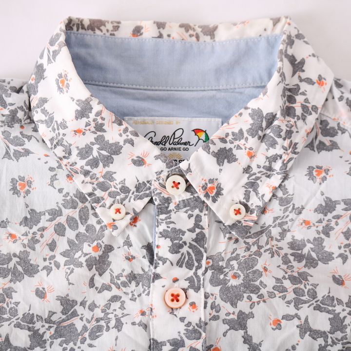gres 花柄Tシャツブルー gres 花柄Tシャツブルー